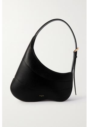 Alaïa - Djinn Paneled Leather Shoulder Bag - Black - One size
