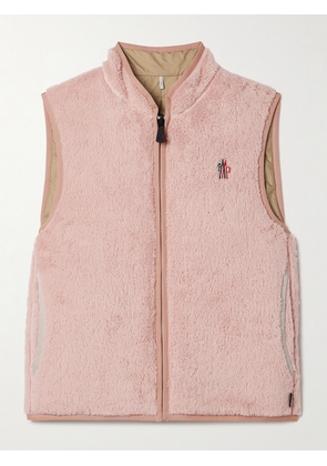 Moncler Grenoble - Reversible Polartec® High Loft™ Fleece And Shell Vest - Pink - small,medium,large