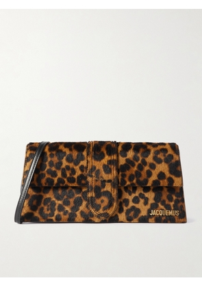 Jacquemus - Le Bambino Long Leopard-print Calf Hair Shoulder Bag - Animal print - One size