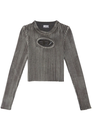 Diesel M-Arjory cut-out knitted jumper - Grey