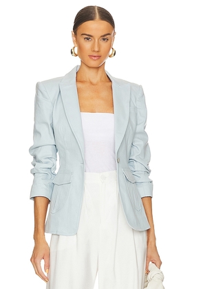 Cinq a Sept Louisa Jacket in Baby Blue. Size 00.