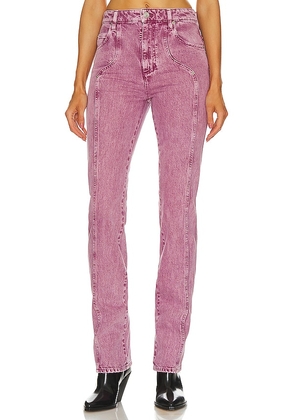 Isabel Marant Etoile Vonny Jean in Pink. Size 36/4.