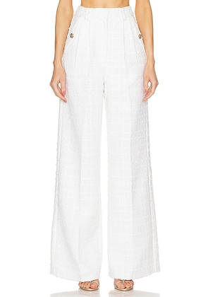 Amanda Uprichard Jane Pants in White. Size L, S, XL, XS.