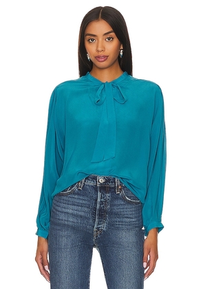 Joie Wells Top in Blue. Size M, S, XS.