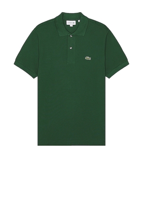 Lacoste Classic Fit Polo in Green. Size S.