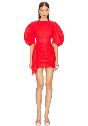 Rhode Pia Dress in Red. Size 14, 6.