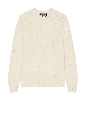 Theory Dinin Woolcash Donegal Sweater in Cream. Size M, XL/1X.