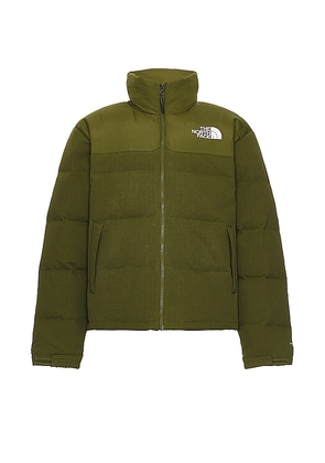 The North Face 92 Ripstop Nuptse Jacket in Green. Size M, S, XL/1X.
