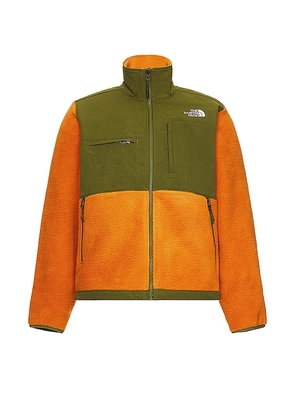 The North Face Ripstop Denali Jacket in Orange. Size M, S, XL/1X.