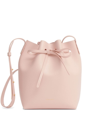 Mansur Gavriel mini leather bucket bag - Pink