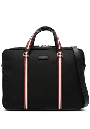 Bally Code leather-trim briefcase - Black