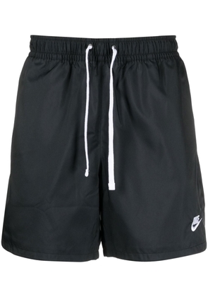 Nike logo drawstring shorts - Black