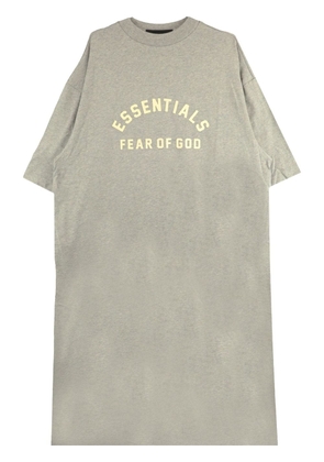 FEAR OF GOD ESSENTIALS logo-print T-shirt dress - Grey