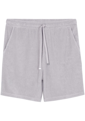 Closed terry-cloth track shorts - Grey