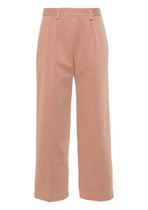 Forte Forte straight-leg cropped trousers - Pink