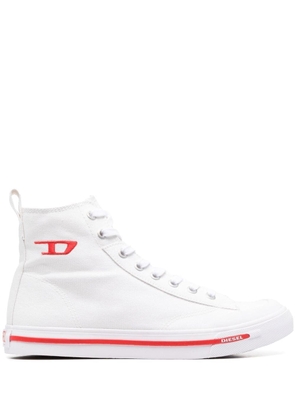 Diesel S-Athos Mid W logo-embroidered sneakers - White