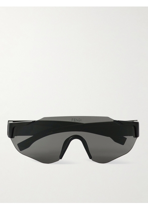 Fendi - Frameless Acetate Sunglasses - Men - Black
