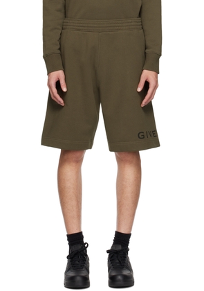 Givenchy Khaki 4G Shorts
