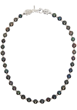 Emanuele Bicocchi Black Pearl Necklace