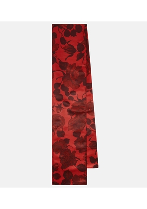 Emilia Wickstead Rissa floral taffeta faille scarf