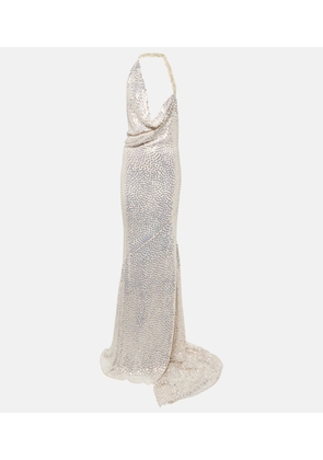 Maticevski Desires crystal-embellished silk gown