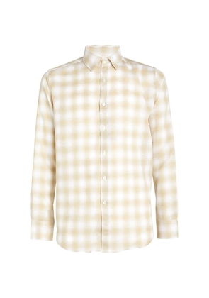 Canali Check Relaxed Shirt