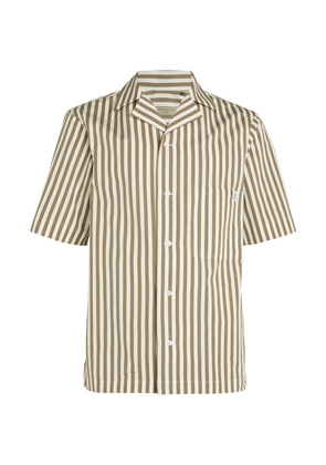 Corneliani Short-Sleeve Striped Shirt