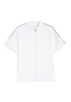 Givenchy Kids Logo-Tape Zip-Up Polo Shirt (4-12+ Years)