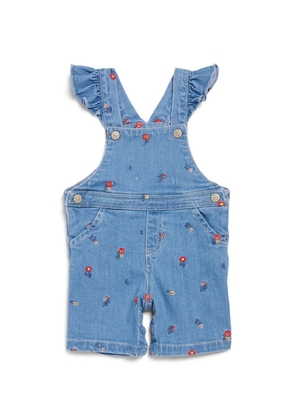 Tartine Et Chocolat Floral-Embroidered Dungarees (3 Months-4 Years)