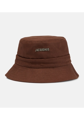 Jacquemus Logo canvas bucket hat