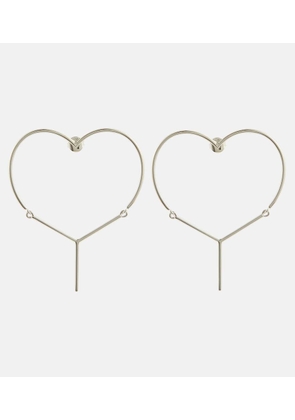 Y/Project Mini Y heart-shaped earrings