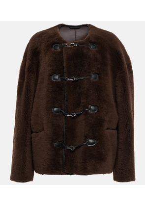 Toteme Teddy embellished shearling jacket