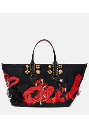 Christian Louboutin x Rossy de Palma Flamencaba Small embroidered tote bag