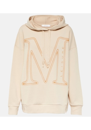 Max Mara Leisure Salice cotton jersey hoodie
