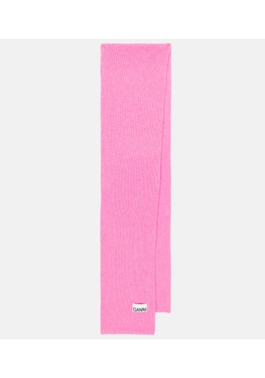 Ganni Wool-blend scarf