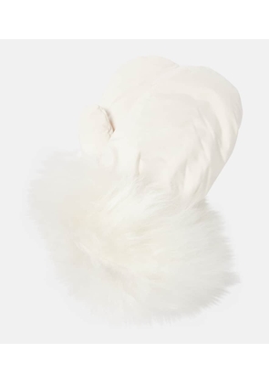 Yves Salomon Down shearling-trimmed mittens