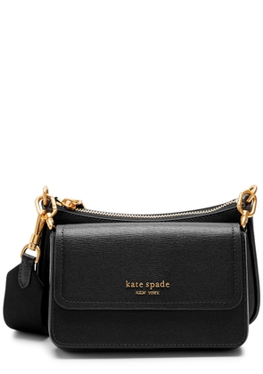 Kate Spade New York Double Up Leather Cross-body bag - Black