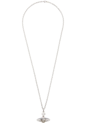 Vivienne Westwood Silver New Small Orb Pendant Necklace