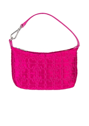 Ganni Butterfly Small Pouch in Pink.