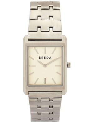 Breda Virgil Watch in Metallic Silver.