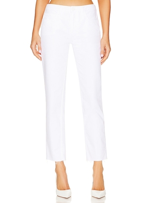 L'AGENCE Milana Stovepipe Jeans in White. Size 27.