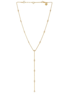 Lovers and Friends Nancy Necklace in Metallic Gold.