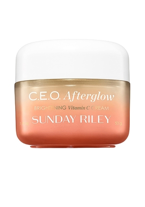 Sunday Riley C.E.O. Afterglow Brightening Vitamin C Cream in Beauty: NA.