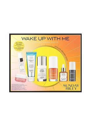 Sunday Riley Wake Up With Me Complete Brightening Morning Routine Set in Beauty: NA.