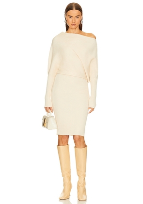 Steve Madden Lori Knit Dress in Ivory. Size M, S, XL, XS.