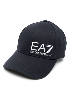 Ea7 Emporio Armani logo-print baseball cap - Blue