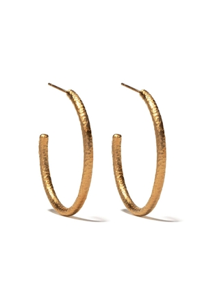 Annoushka 18kt yellow gold Organza hoop earrings