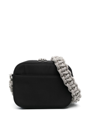 Kara Crystal-embellished camera bag - Black
