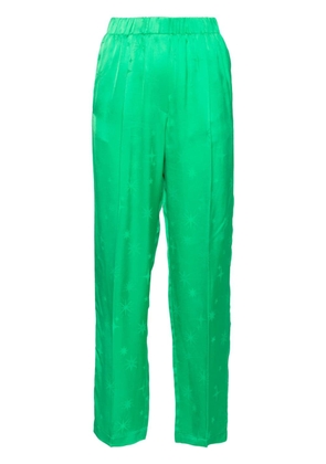 Forte Forte straight-leg jacquard trousers - Green