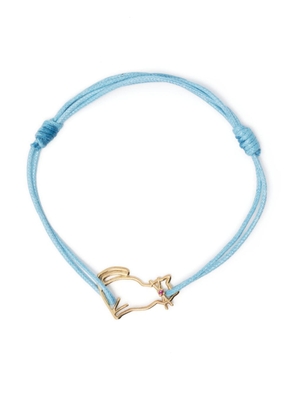 Aliita 9kt yellow gold Miau sapphire bracelet - Blue